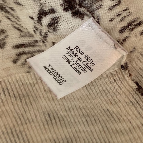 Coldwater Creek V Neck Cardigan Sweater M - Picture 8 of 8